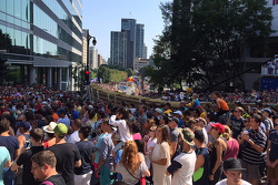 Des fans au Red Bull caisse à savons de Montréal