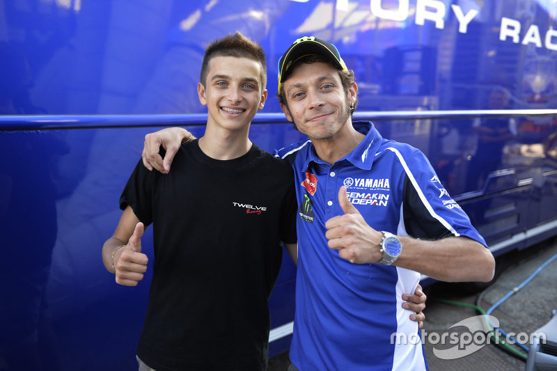 Luca Marini and Valentino Rossi