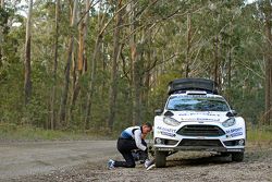 Ott Tanak et Molder Raigo, M-Sport Ford Fiesta WRC