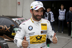 Polesitter Timo Glock, BMW Team MTEK BMW M3 DTM celebrates