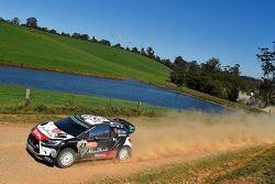 Stéphane Lefebvre et Stéphane Prévot, Citroën DS3 WRC, Citroën World Rally Team