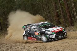 Stéphane Lefebvre and Stéphane Prévot, Citroën DS3 WRC, Citroën World Rally Team