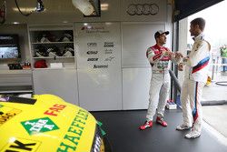 Mike Rockenfeller, Audi Sport Team Phoenix Audi RS 5 DTM and Martin Tomczyk, BMW Team Schnitzer BMW M4 DTM