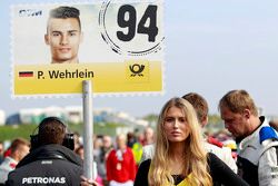 Gridgirl of Pascal Wehrlein, HWA AG Mercedes-AMG C63 DTM