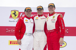 Trofeo Pirelli podium: winner Emmanuel Anassis, second place John Farano, third place Ryan Ockey