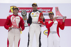 Trofeo Pirelli Am podium: winner #8 Ferrari of Ft. Lauderdale Ferrari 458