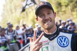 Il vincitore del rally d'Australia e campione del Mondo WRCD Sebastien Ogier