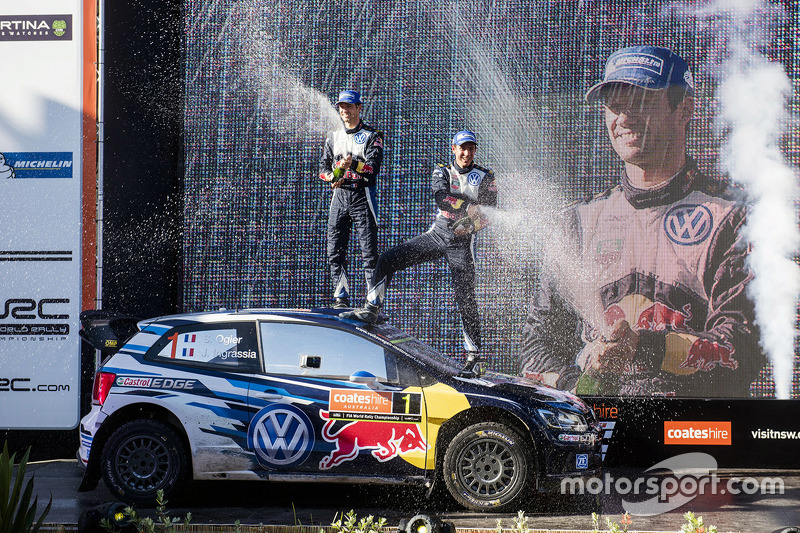 Sébastien Ogier y Julien Ingrassia, campeones del mundial de rallies (WRC) 2015
