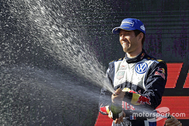 Le vainqueur et champion du monde 2015 Sébastien Ogier, Volkswagen Motorsport