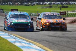 Mark Winterbottom and Steve Owen, Prodrive Racing Australia Ford and Shane van Gisbergen and Jonathon Webb, Tekno Autosports Holden