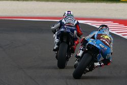 Jorge Lorenzo, Yamaha Factory Racing, und Scott Redding, Marc VDS Racing Honda