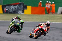 Dani Pedrosa, Repsol Honda Team, et Pol Espargaro, Tech 3 Yamaha