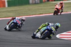 Valentino Rossi and Jorge Lorenzo, Yamaha Factory Racing and Marc Marquez, Repsol Honda Team