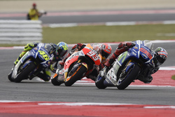 Хорхе Лоренсо, Yamaha Factory Racing и Марк Маркес, Repsol Honda Team и Валентино Росси, Yamaha Fact