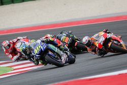 Valentino Rossi, Yamaha Factory Racing y Dani Pedrosa, Repsol Honda Team