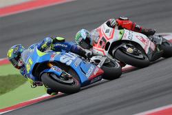 Aleix Espargaro, Team Suzuki MotoGP et Danilo Petrucci, Pramac Racing Ducati