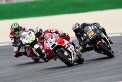 Andrea Dovizioso, Ducati Team y Bradley Smith, Tech 3 Yamaha y Cal Crutchlow, Team LCR Honda