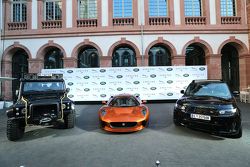 A general view during the presentation of the Jaguar Land Rover vehicles starring in the new Bond fi