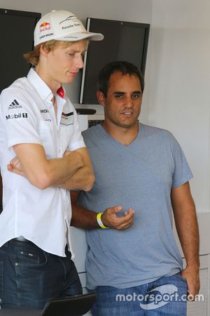 Brendon Hartley, Porsche Team and Juan Pablo Montoya