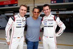 Timo Bernhard, Romain Dumas, Porsche Team, mit Juan Pablo Montoya