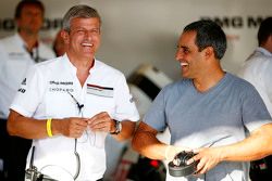 Fritz Enzinger, LMP1 manager, Juan Pablo Montoya