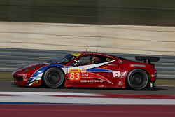 #83 AF Corse Ferrari 458 GTE: Emmanuel Collard, Rui Aguas, François Perrodo