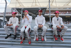 Benoit Tréluyer, Andre Lotterer, Lucas di Grassi, Loic Duval, Audi Sport Team Joest