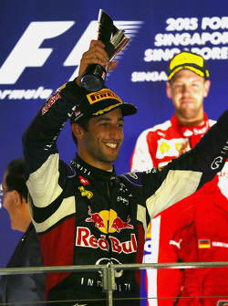 Second place Daniel Ricciardo, Red Bull Racing