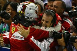 Vencedor Sebastian Vettel, Ferrari