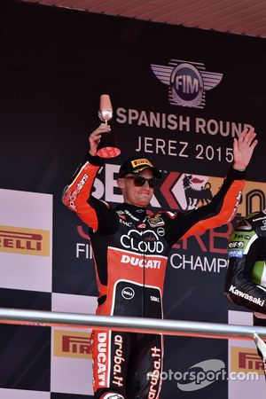 Podium : Chaz Davies, Ducati Team