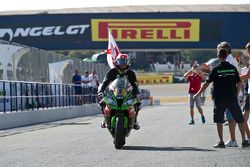 Le Champion du Monde Superbike 2015 Jonathan Rea, Kawasaki