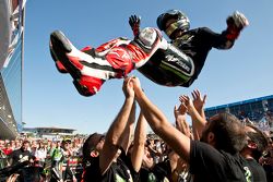 Le Champion du Monde Superbike 2015 Jonathan Rea, Kawasaki