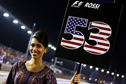 Grid girl for Alexander Rossi, Manor Marussia F1 Team