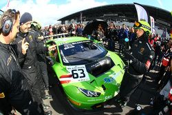 #63 GRT Grasser Racing Team Lamborghini Huracan GT3: Giovanni Venturini, Adrian Zaugg, Mirko Bortolo