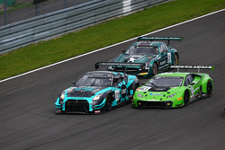 #173 Always Evolving Racing Nissan GT-R Nismo GT3: Sean Walkinshaw, Martin Plowman, Craig Dolby and #63 GRT Grasser Racing Team Lamborghini Huracan GT3: Giovanni Venturini, Adrian Zaugg, Mirko Bortolotti