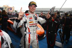 Alex Buncombe celebrates 2015 championship