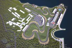 Il rendering dell'ipotizzato autodromo azero di Baku