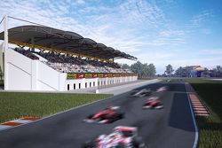 Il rendering dell'ipotizzato autodromo azero di Baku