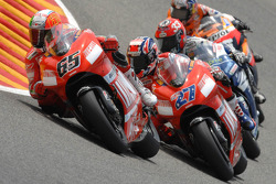 Loris Capirossi and Casey Stoner
