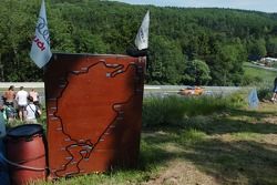 A map of the Nordschleife near the Karussel