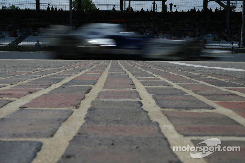 Característica de línea de meta, Sebastian Vettel, piloto de pruebas, BMW Sauber F1 Team