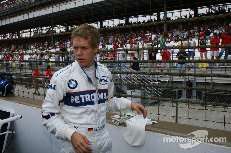 2007: Себастьян Феттель вместо Роберта Кубицы (BMW-Sauber, Гран При США)