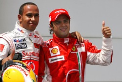 Lewis Hamilton, McLaren Mercedes, Felipe Massa, Scuderia Ferrari