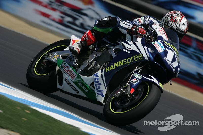 Miguel Duhamel en la moto Honda Gresini MotoGP