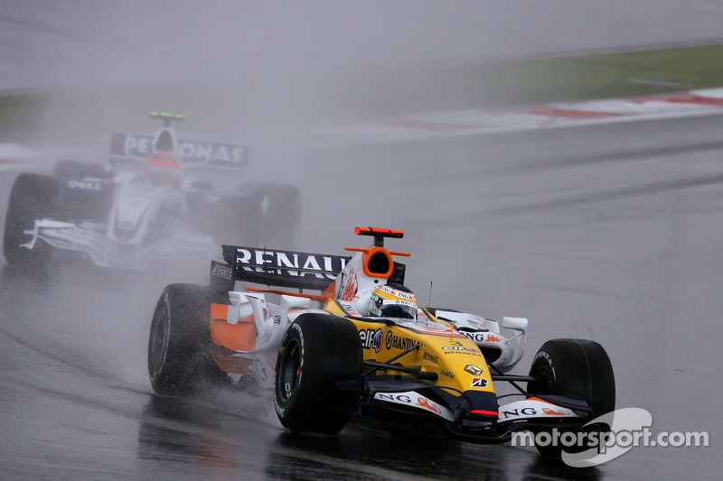 Giancarlo Fisichella, Renault F1 Team, Robert Kubica, BMW Sauber F1 Team