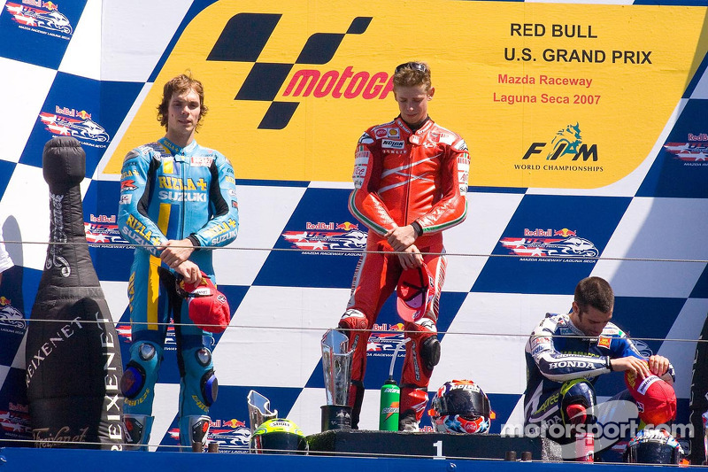 2007 - Stoner gagne devant Vermeulen et Melandri