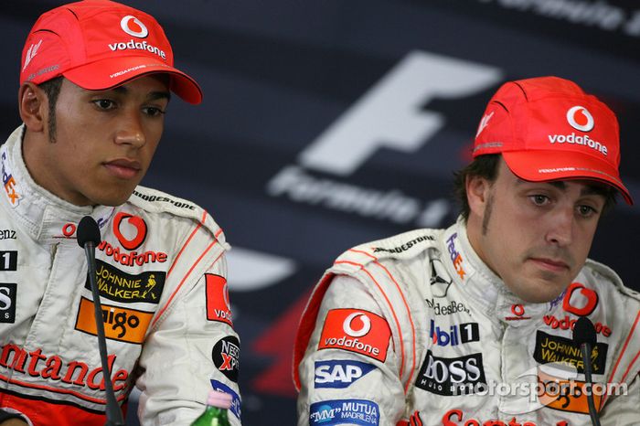 Qualifying press conference: pole winner Fernando Alonso, second Lewis Hamilton