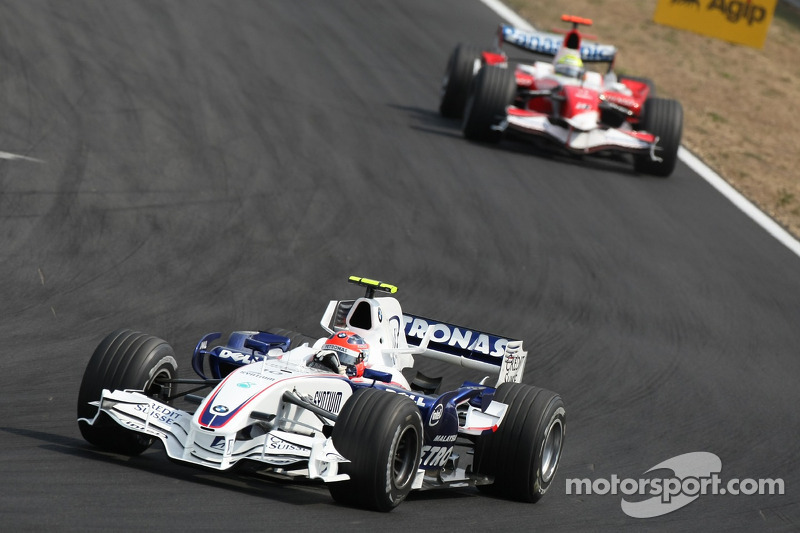Robert Kubica, BMW Sauber F1 Team, F3.07 ve Ralf Schumacher, Toyota Racing, TF107