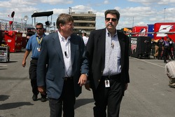 Brian France and NASCAR COO Mike Helton