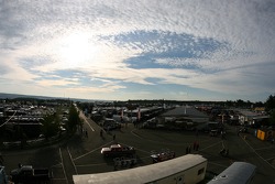 Overall view of the Watkins Glen garage area